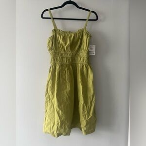 Chic Lime Green Mini Dress